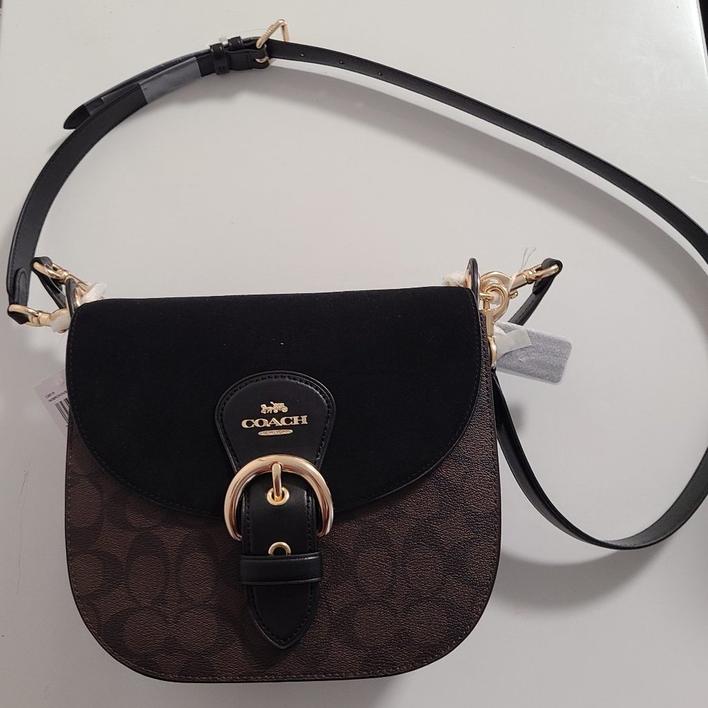 *Brand new with tags* Coach Kleo shoulder bag signature canvas
